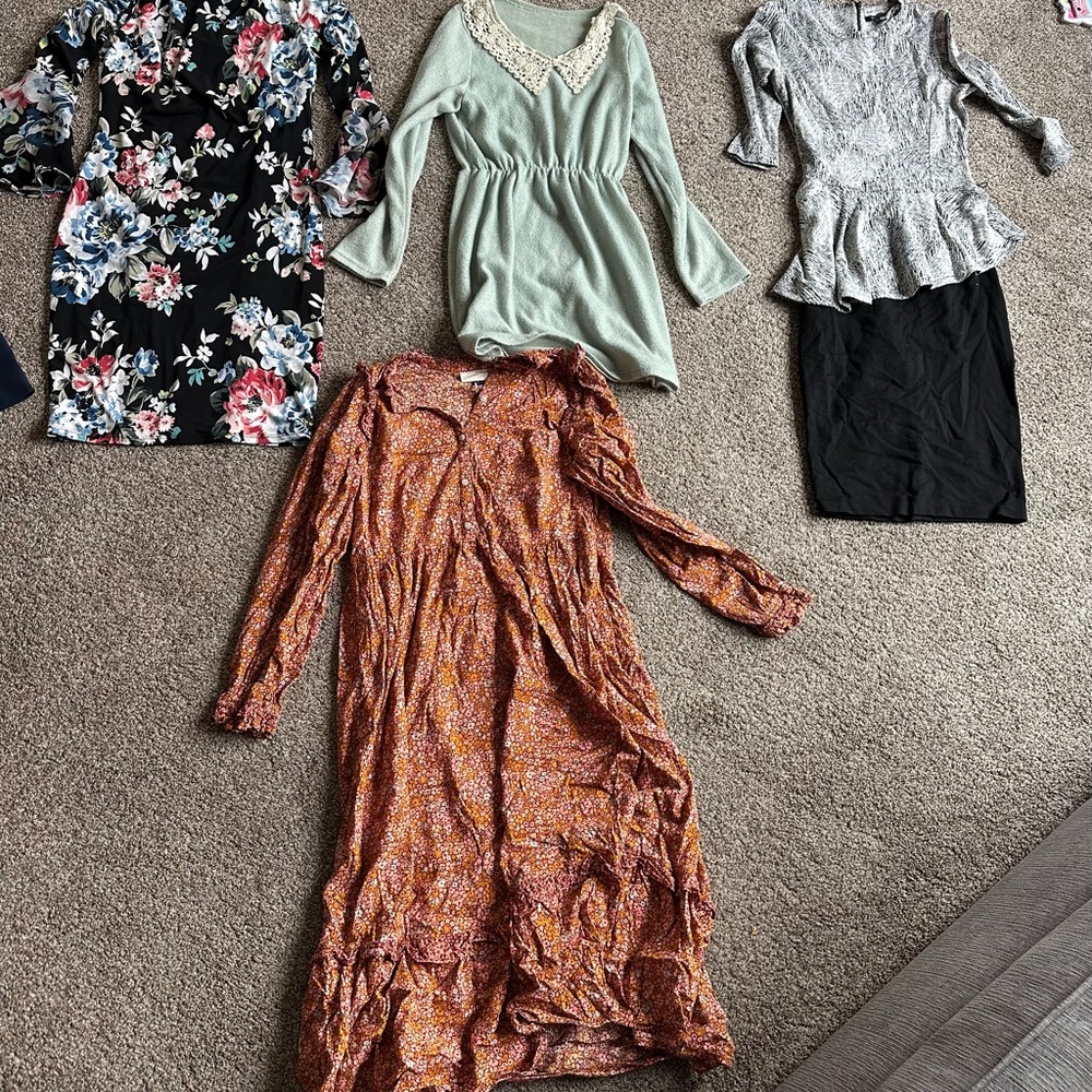 Long Sleeve Dress lot size xs-m